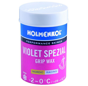 HOLMENKOL VIOLET SPECIAL Grip wax 45g -stoupací vosk na běžky