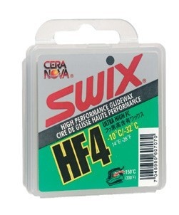 SWIX HF4 40g - skluzný vosk na běžky 