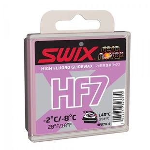 SWIX HF07-4 40g - skluzný vosk na běžky