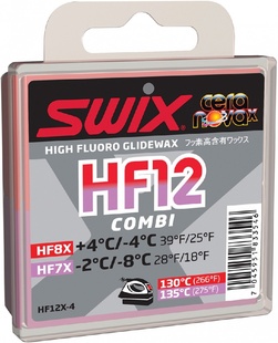 SWIX HF12X-4 40g - skluzný vosk na běžky