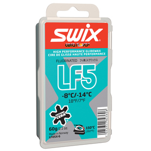 SWIX LF05X-6 60g - skluzný vosk na běžky