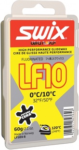 SWIX LF10X 60g - skluzný vosk na běžky